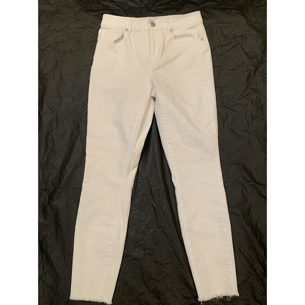 Loft Women’s Size 0 White Jeans Curvy Skinny Ankle